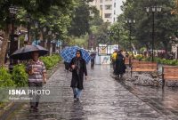 بارش باران در نقاط مختلف کشور