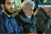 حضور سردار قاآنی در مراسم استقبال از پیکر شهید نیلفروشان
